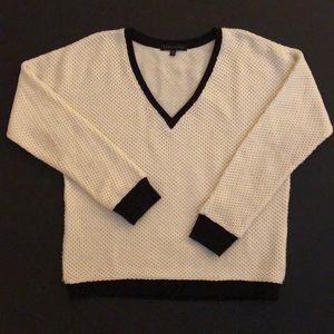Sanctuary Mesh Woven Cotton Sweater